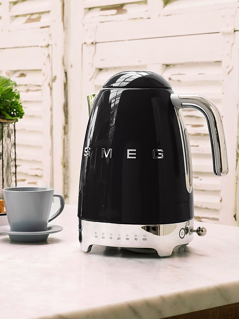 Smeg Black Kettle 1.7 Litre (British brand)
