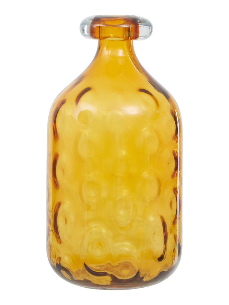 Fifty Five South amber huda tall glass bottle vase 34cm - British product