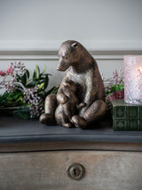 Laura Ashley Bronze Bear with Cub Home Decoration Ornament