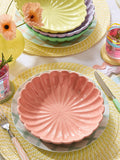 Pastel flower pasta bowls set of 4, imported from the UK