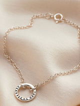 Personalised Mini Message Bracelet by Posh Totty Designs