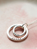 Posh Totty Designs mummy baby sterling silver necklace, imported from the UK