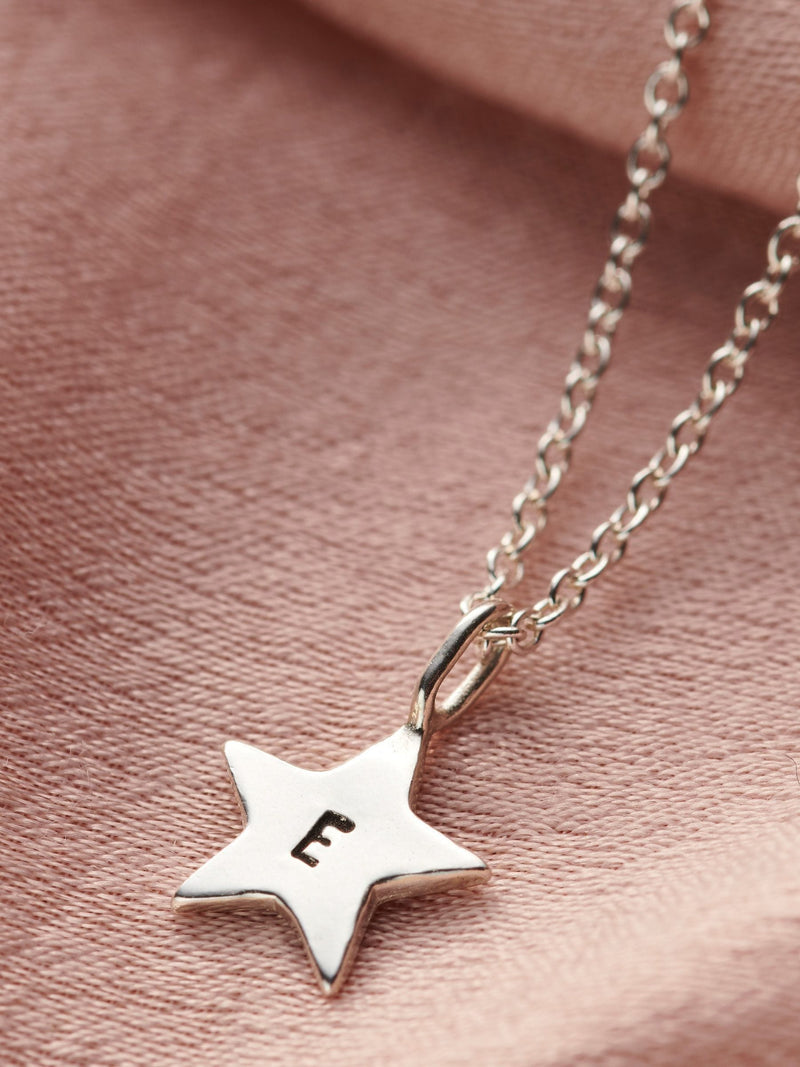 Personalised Bright Star Necklace by Posh Totty Designs