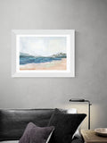 East End Prints White Mediterranean Escape II framed art print - British product