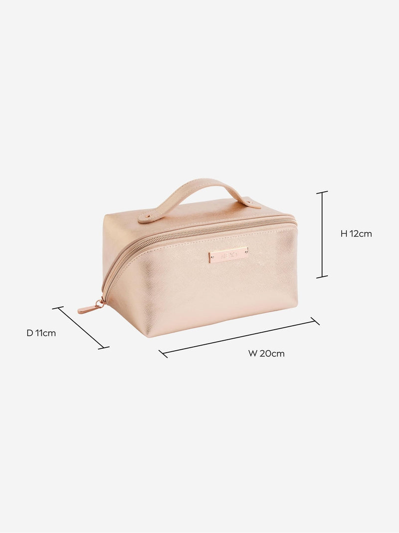 Fold Out Multi Section Makeup Bag