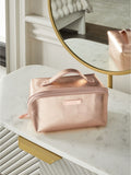 Fold Out Multi Section Makeup Bag
