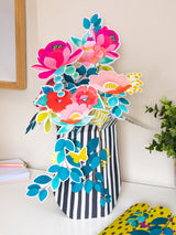 Hallmark 3D Pop-Up Vibrant Letterbox Flowers Paper Gift Box