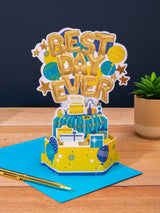 Hallmark 3D Pop-Up Birthday Card with Celebration Banner