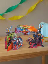 Hallmark Multi Kids Birthday Card 3D Marvel Avengers Design