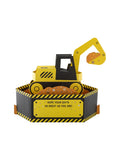 Hallmark Yellow Kids Birthday Card 3D Pop-Up Digger Design