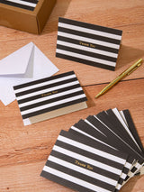 Hallmark Multi Thank You Cards Striped Design Blank Cards 40 Pack