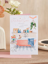 Hallmark Birthday Card for Sister Bath Illustration Greeting Card