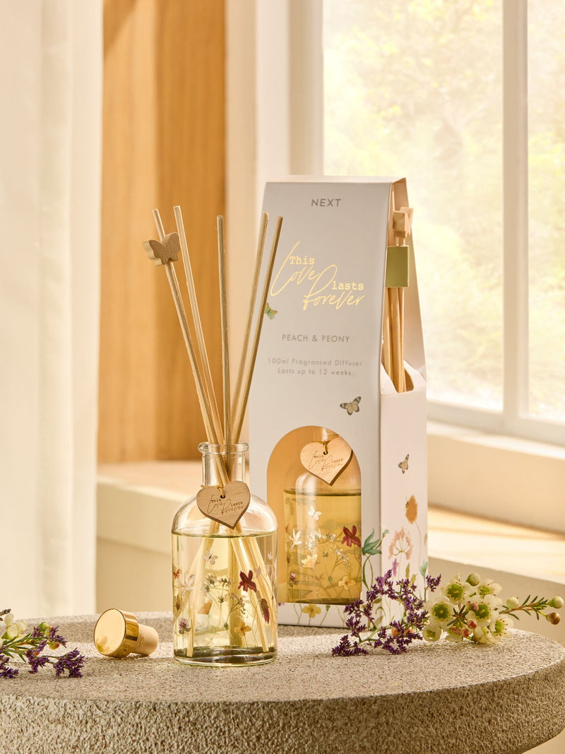 Floral Peach and Peony Blossom Diffuser