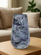 Fifty Five South Grey Garan Large Glass Vase