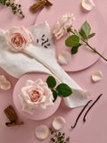 Pink rose and sandalwood reed diffuser 70ml, imported from the UK