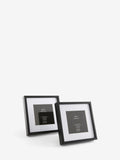 Hadley black photo frames set of two (British brand)