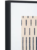 Black striped canvas frame 80cm x 60cm, imported from the UK