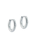 Ted Baker Hoop Earrings Silver Tone (British brand)
