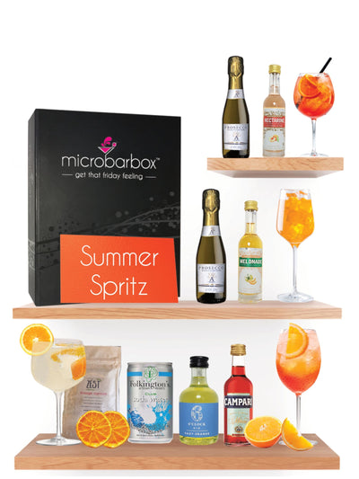 MicroBarBox Summer Spritz Set Alcohol Gift Set