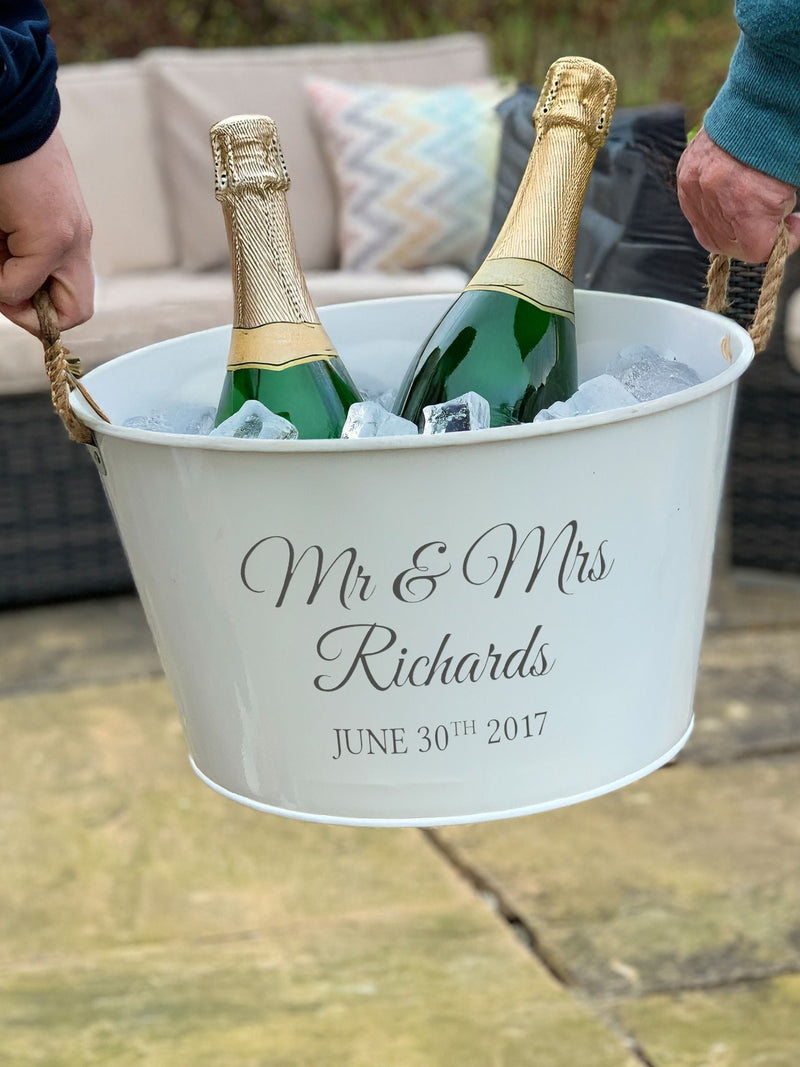 Personalised Wedding Wine Cooler by Jonny's Sister