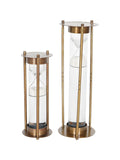 Libra Interiors antique brass sand timer, UK version