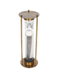 Libra Interiors antique brass sand timer, UK version