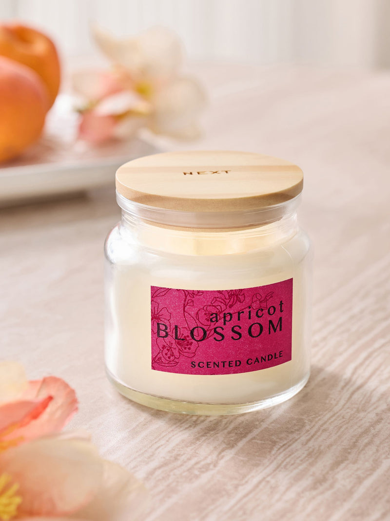 Apricot Blossom Mango & Mandarin mini candle 6cm - British product