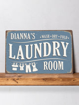 Loveabode Natural Personalised Laundry Room Sign