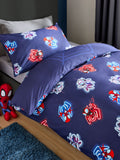 Blue Spidey and Friends duvet cover and pillowcase set Single - British product