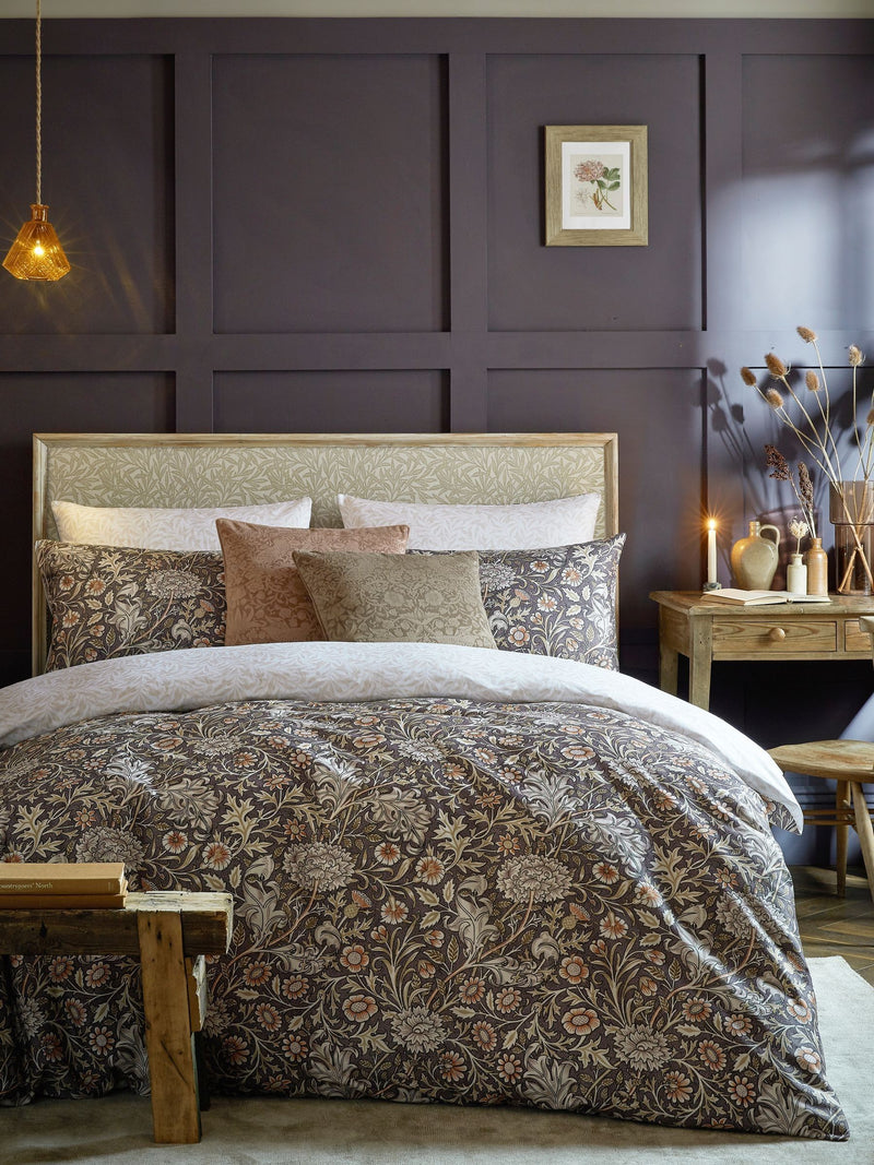 William Morris At Home Heather Double Bough Duvet Cover and Pillowcase Set