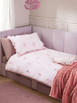Dancers Supersoft 100% Cotton Percale Duvet Cover and Pillowcase Set
