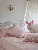 Shabby Chic by Rachel Ashwell Pink Broderie Anglaise Ruffle Pillowcases Set of 2
