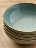 Cereal bowls sage green Hampton set of four (British brand)