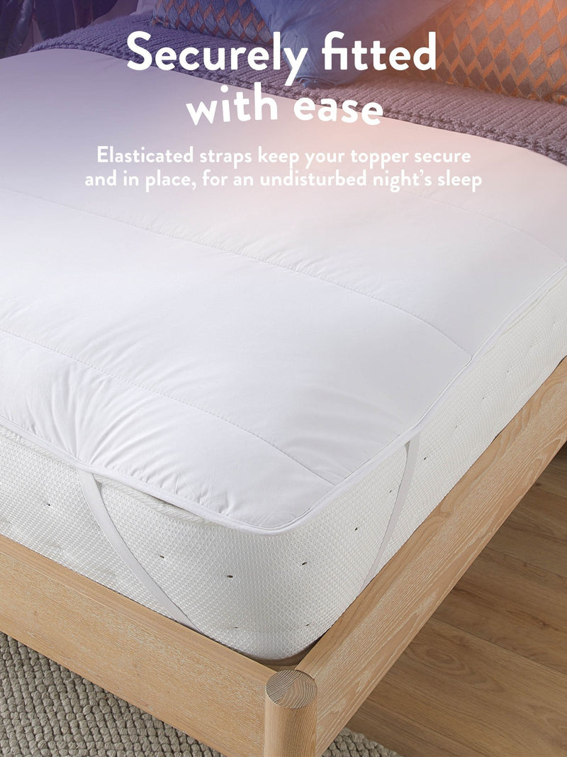 Slumberdown White Wool Mattress Topper (British brand)