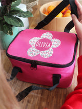 PMC Personalised Flower Insulated Lunch Bag