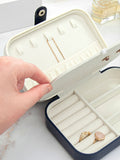 Treat Republic blush pink travel jewellery case (British brand)