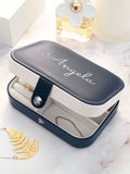 Treat Republic blush pink travel jewellery case (British brand)
