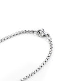 Treat Republic brushed steel dog tag necklace personalised 66cm chain (British brand)