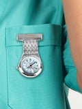 PMC Silver Personalised Nurses Fob Watch