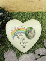 PMC Personalised Pet Memorial Photo Upload Heart Keepsake