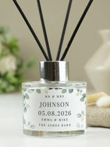 PMC Personalised Botanical Wedding Reed Diffuser