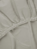 Egyptian cotton sateen deep fitted sheet 30cm deep - British product