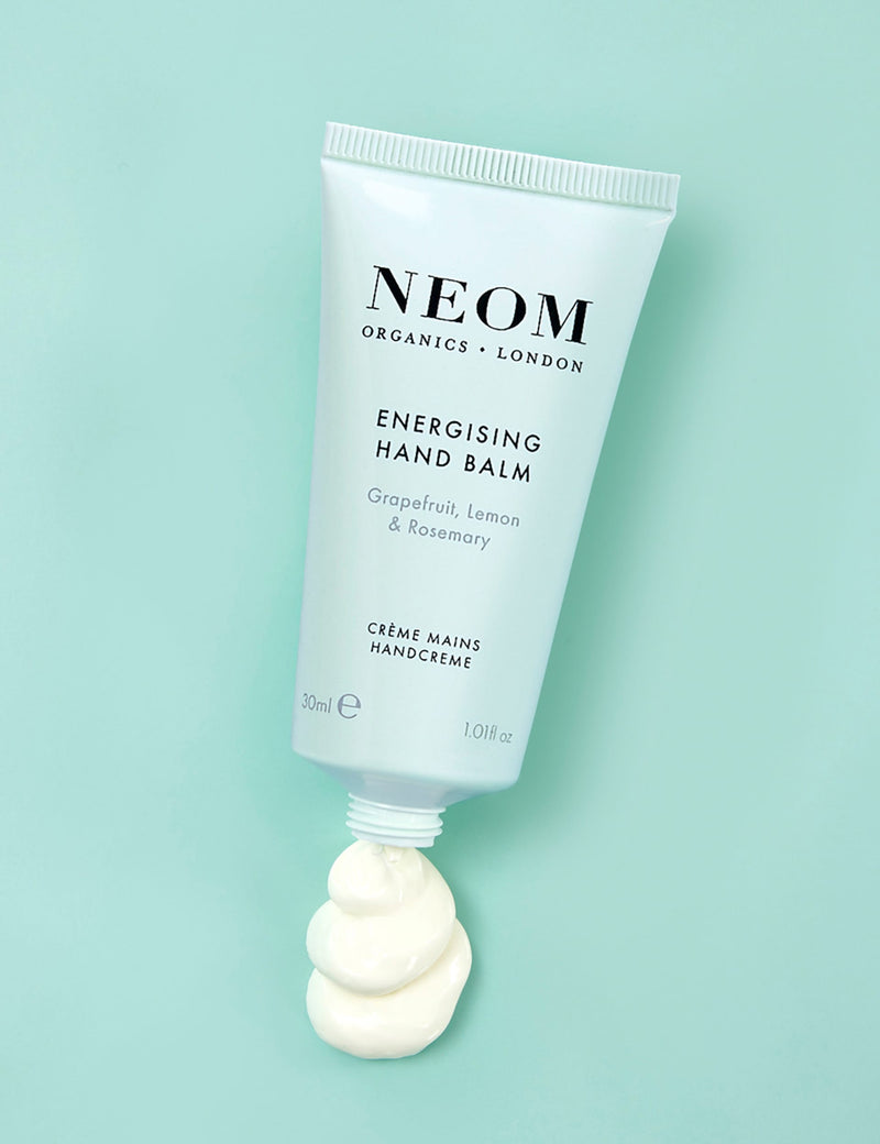 NEOM energising hand balm with grapefruit and rosemary, 30ml - British product