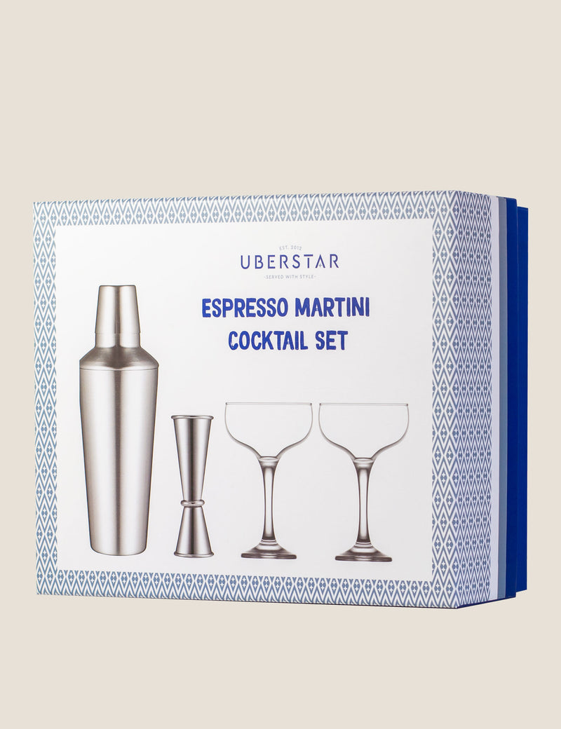 Uberstar espresso martini cocktail gift set - British product