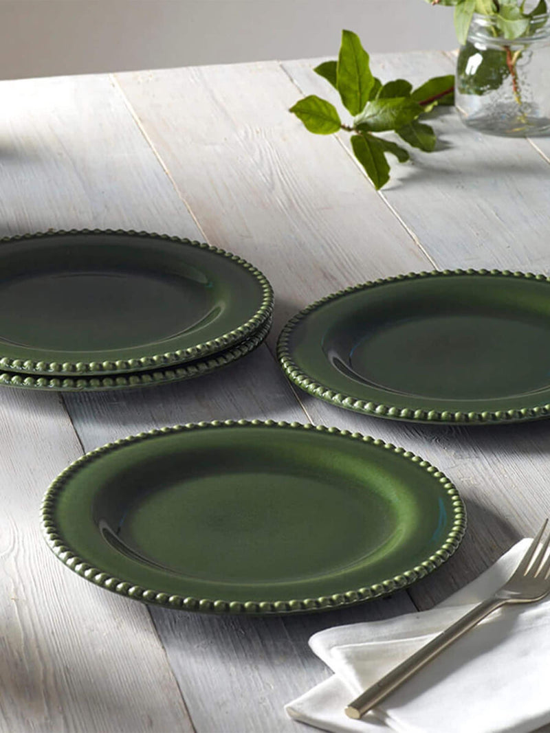 MM Living green bobble side plates set of 4, imported from the UK