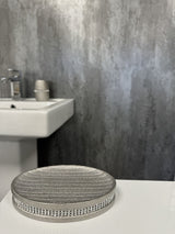 Showerdrape Silver Pzazz Diamante Soap Dish