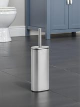 Showerdrape Silver Fortuna Toilet Brush and Holder