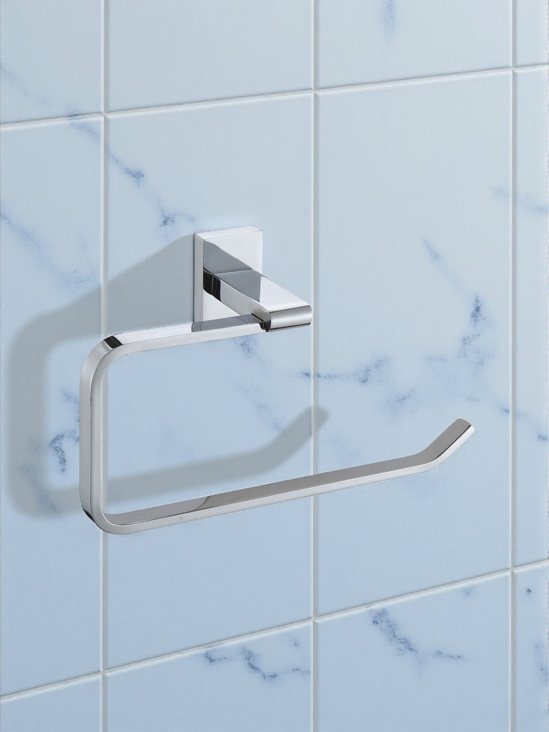 Silver Unity wall mounted towel holder (British brand)