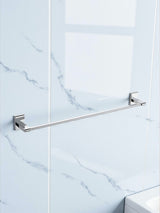 Showerdrape Silver Unity Wall Mounted Towel Rail 50cm