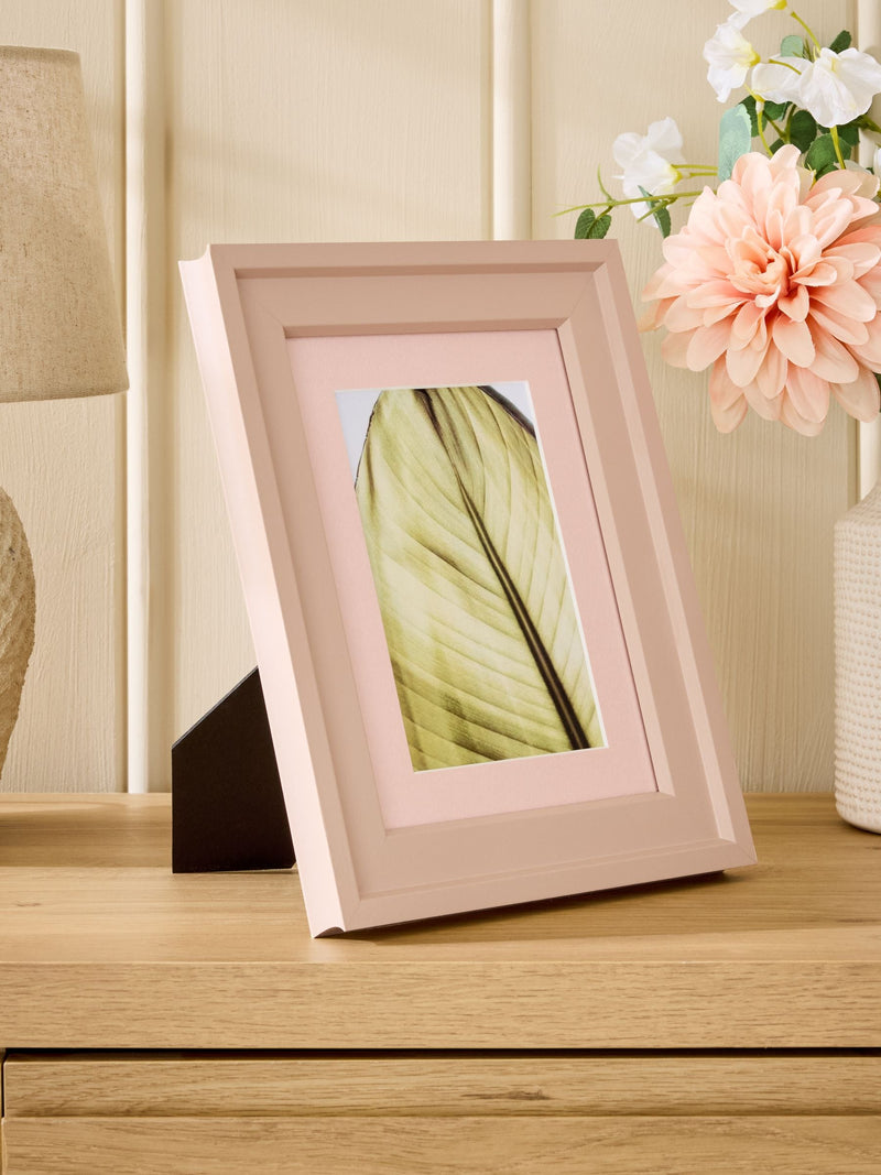 Wolton pink wooden photo frame, imported from the UK